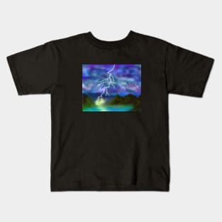 Lightning at the Lake Kids T-Shirt